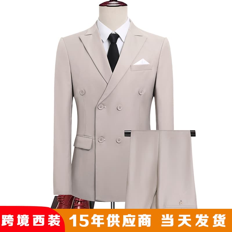 Set for leisure, suit, dress, jacket, slim fit