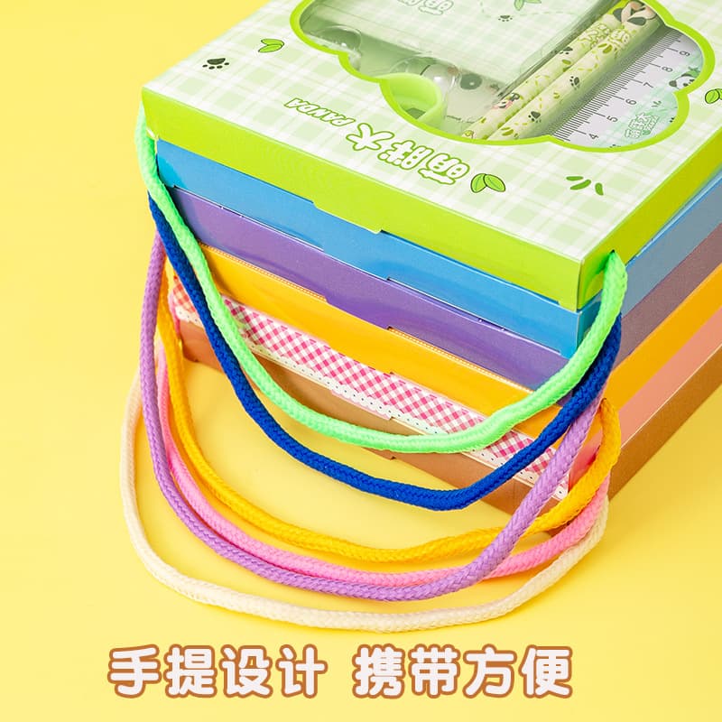 Stationery, set for students, children's handheld gift box, Birthday gift 4