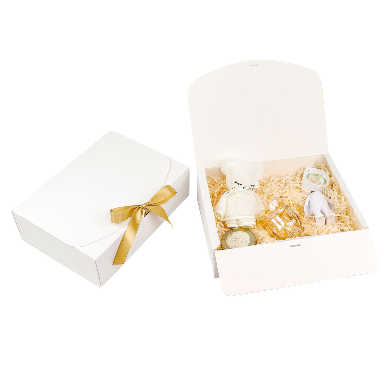 (Cross-border trading), white leather gift box with bow, Birthday gift 2