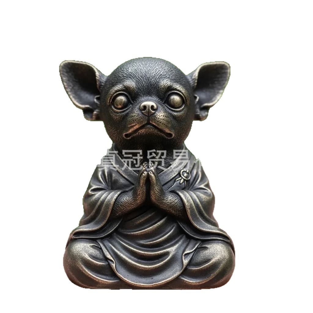 Cross-border hot product Meditation Cute Dog Decoration Meditation Cute Dog Decoration 5