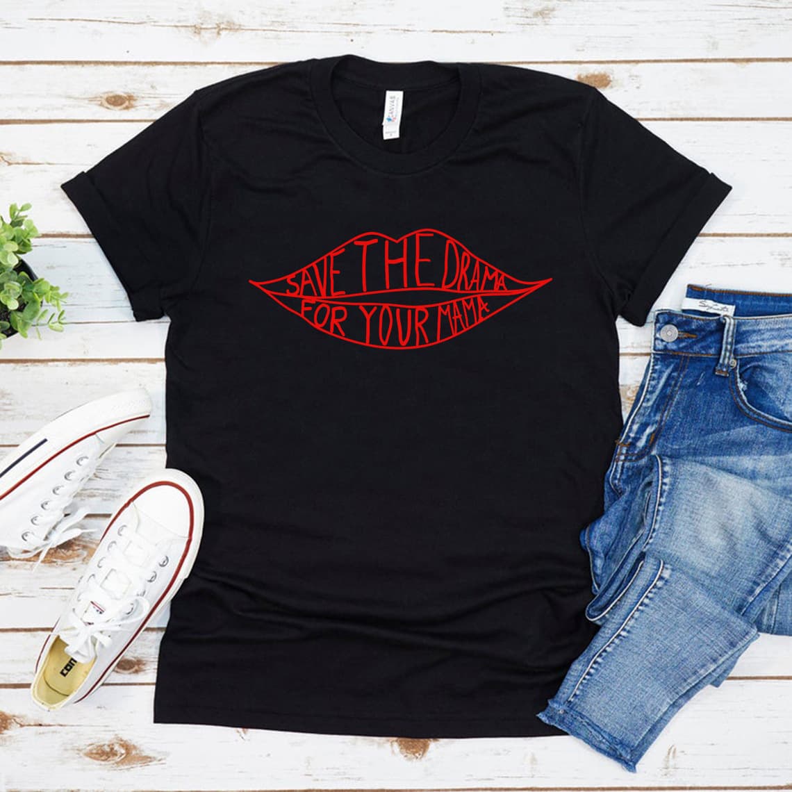 Green T-shirt for friend for men and women, print 4