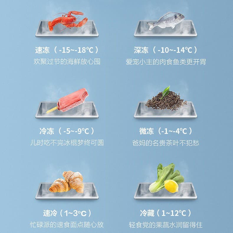 Chigo Freezer Specifications Freezer Level 1 Energy Efficiency Refrigeration and Freezing Dual-Purpose Commercial Freezer Household Small Freezer 4
