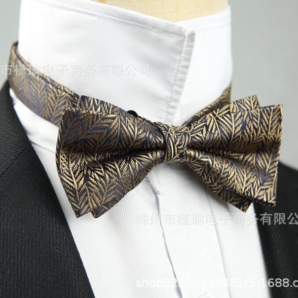 Retro casual bow tie with bow, classic suit jacket for events, accessory, Korean style 4