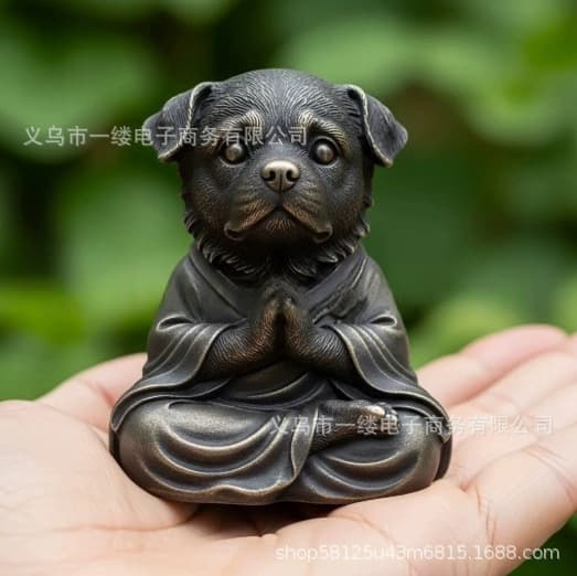 Meditation Cute Dog Decoration