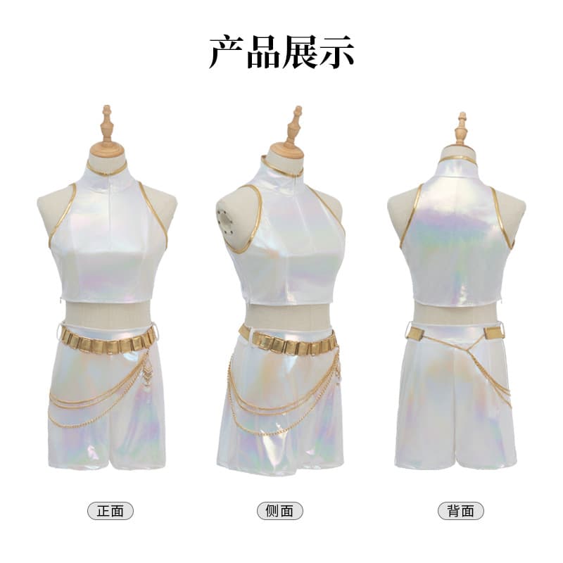 Halloween KPOP witch hunter group cos costume Rumi Zoimira singing costume cosplay costume KPOP clothes 2