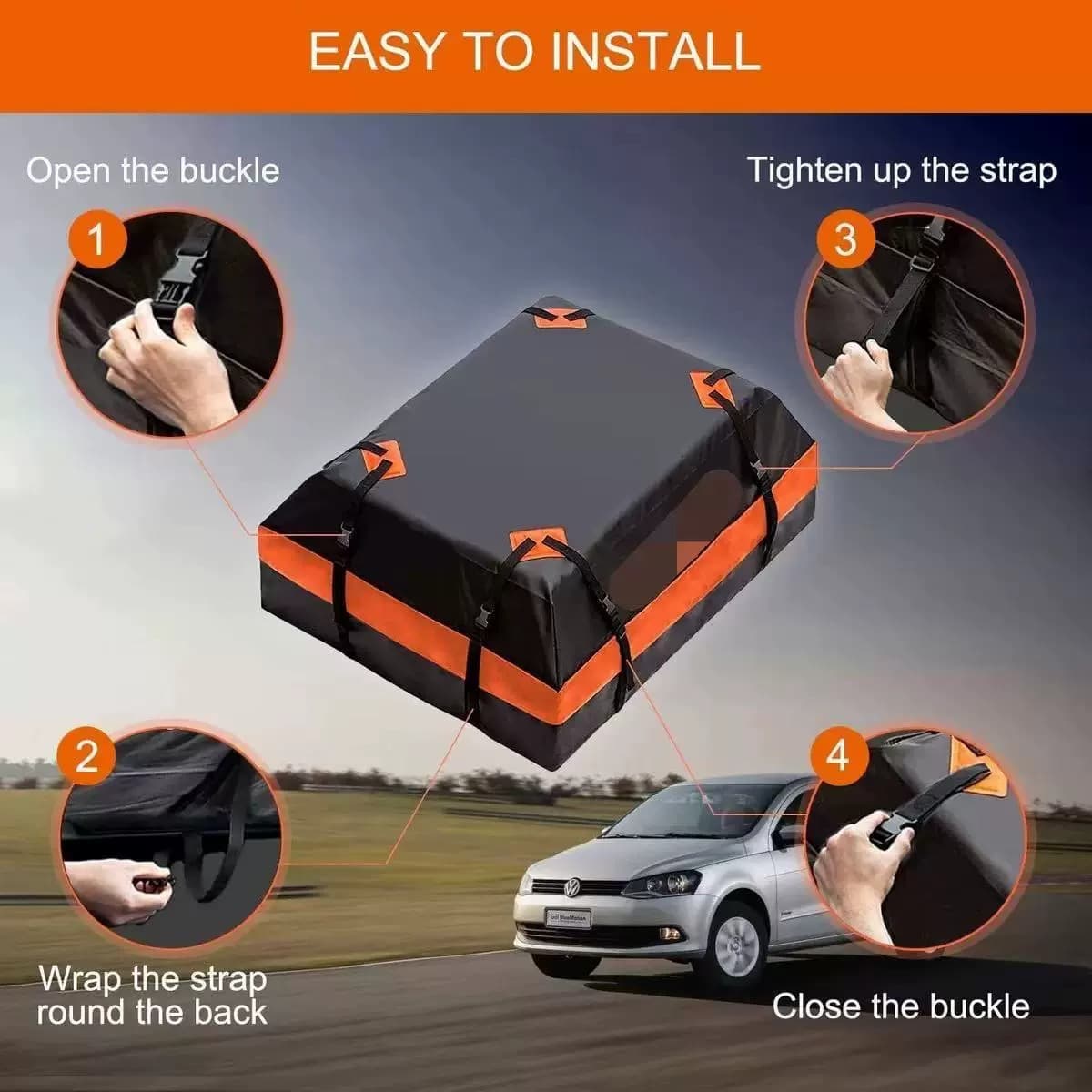 Capacious travel bag, wear-resistant suitcase, storage system, waterproof bag 3