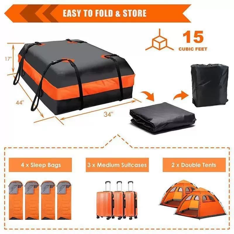 Capacious travel bag, wear-resistant suitcase, storage system, waterproof bag 4