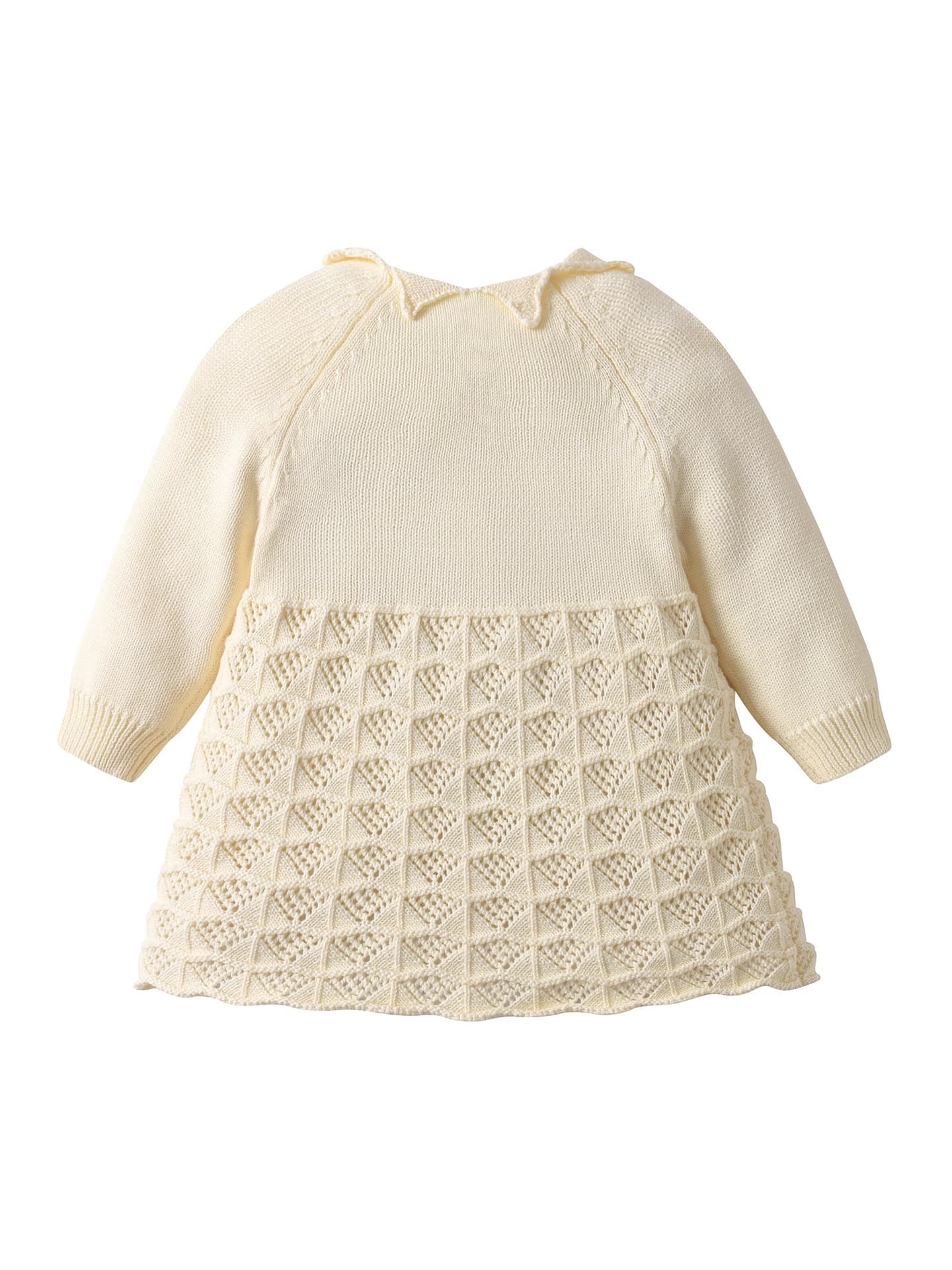 Autumn knitted dress, children's sweater, knitted small princess costume, special occasion clothing 2