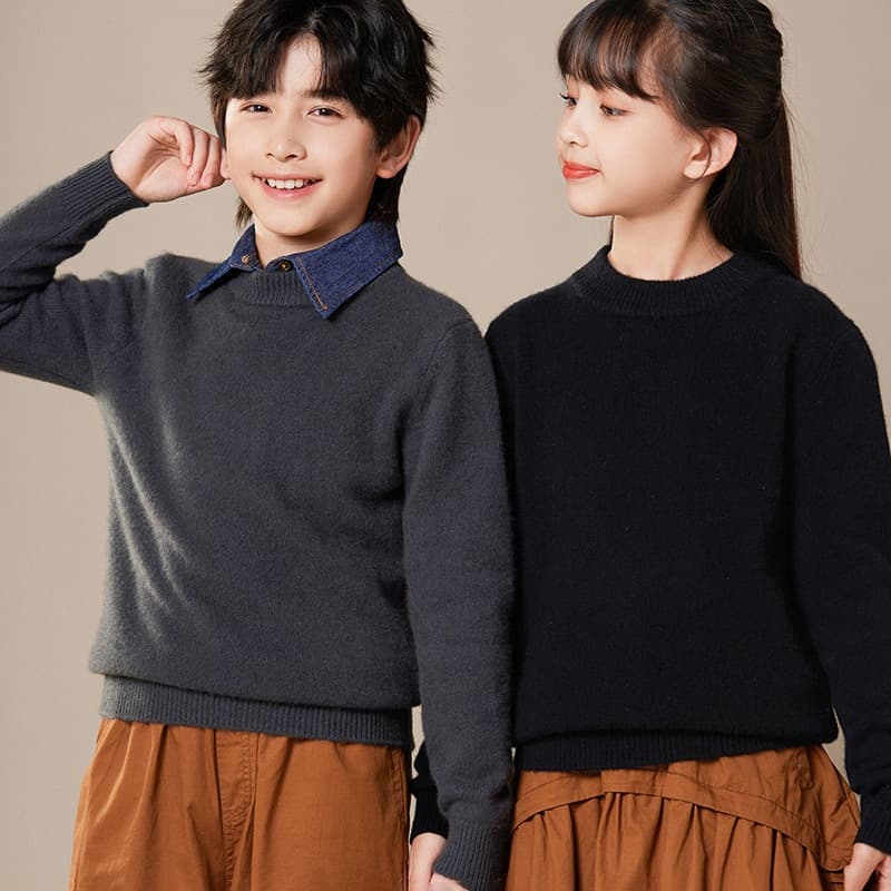 (Cross-border trading), demi-season base sweater for men and women for students, increased thickness, children's clothing, high collar