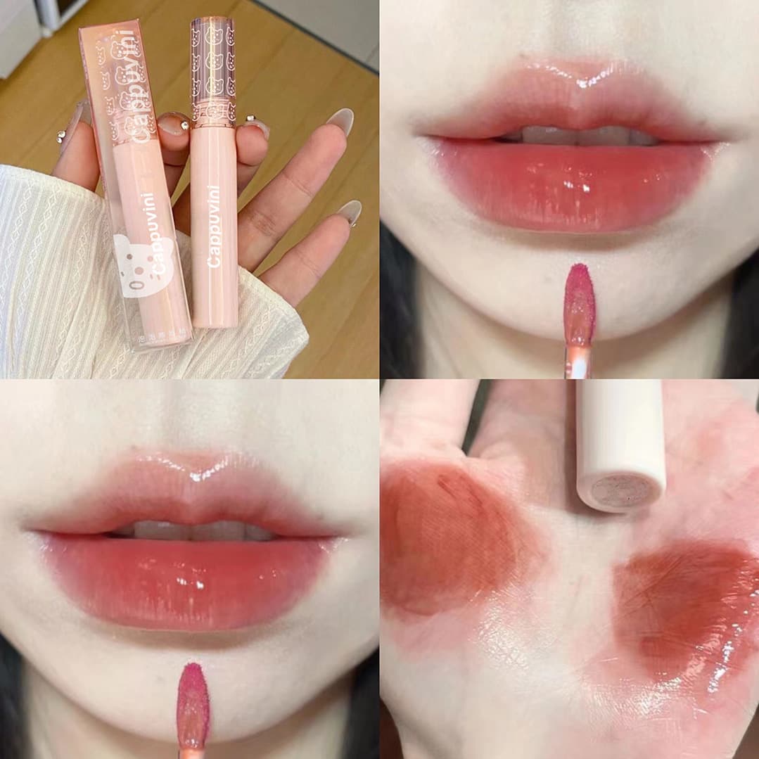 Lip gloss, glossy lipstick, mirror effect 2