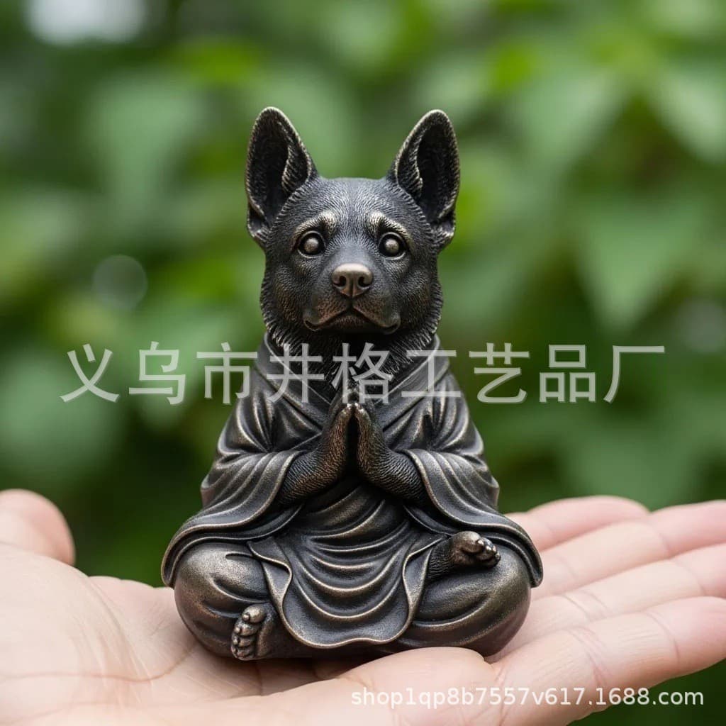 Meditation Cute Dog Decoration 3