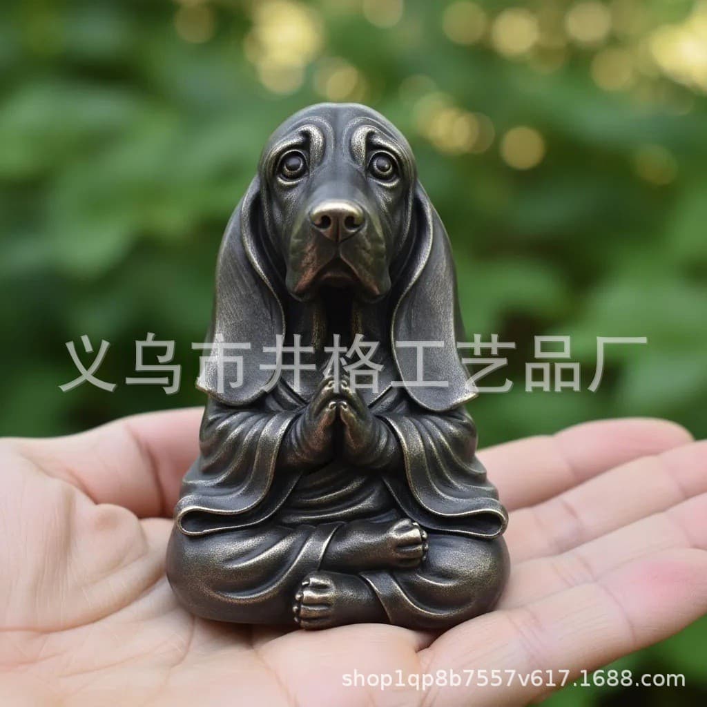 Meditation Cute Dog Decoration 5