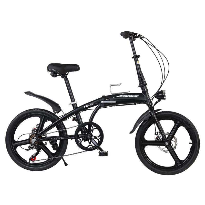 Metal folding foldable bike disc brake for students for men and women pedalled for cycling, for teenagers 5