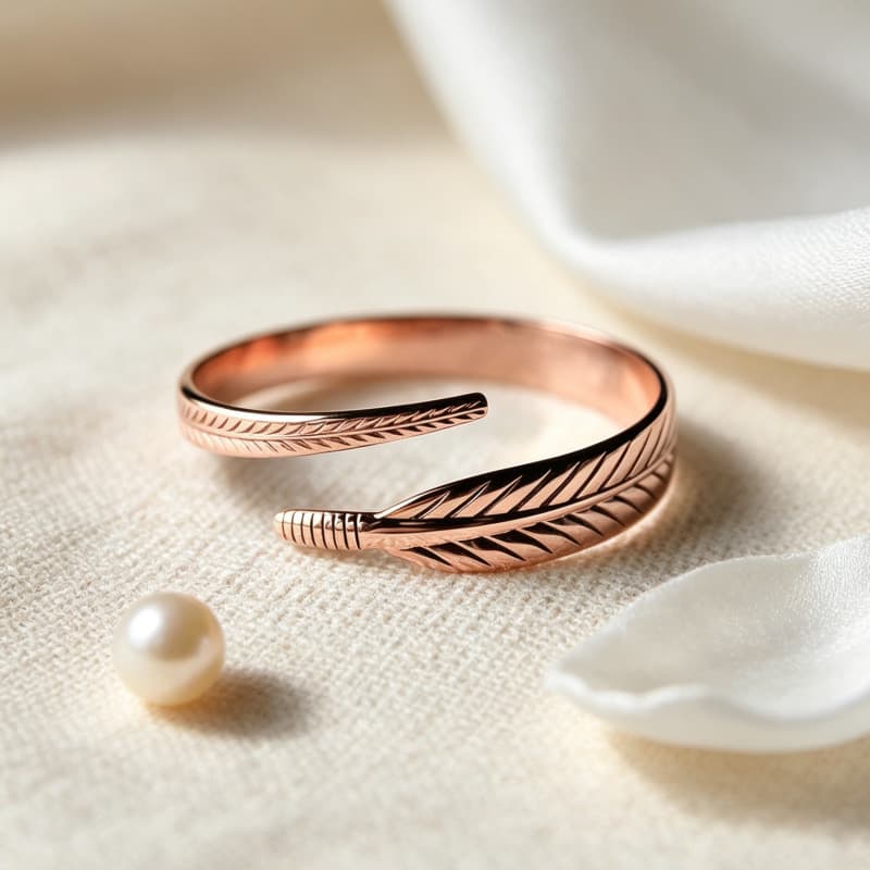 Elegant retro copper bronze bracelet, European style, Birthday gift 2