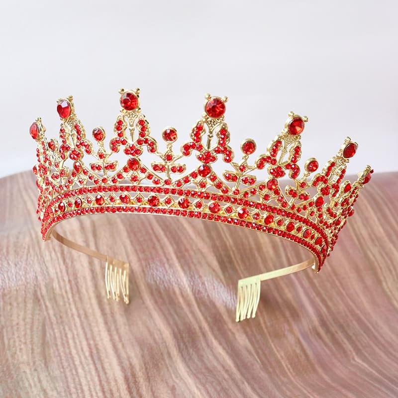 Atmospheric Crown Bride's Head Girl Eighteen -year -old Princess Adult Rites Performance Crown Wedding Wedding Fair Decoration Crown 2