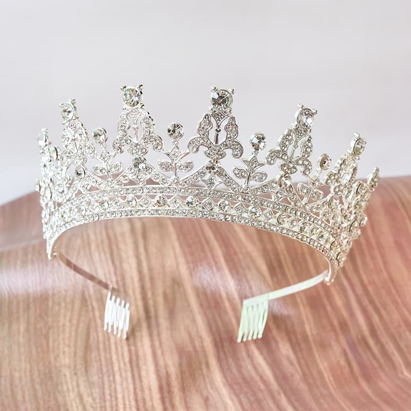 Atmospheric Crown Bride's Head Girl Eighteen -year -old Princess Adult Rites Performance Crown Wedding Wedding Fair Decoration Crown 4