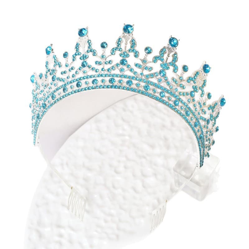 Atmospheric Crown Bride's Head Girl Eighteen -year -old Princess Adult Rites Performance Crown Wedding Wedding Fair Decoration Crown 5