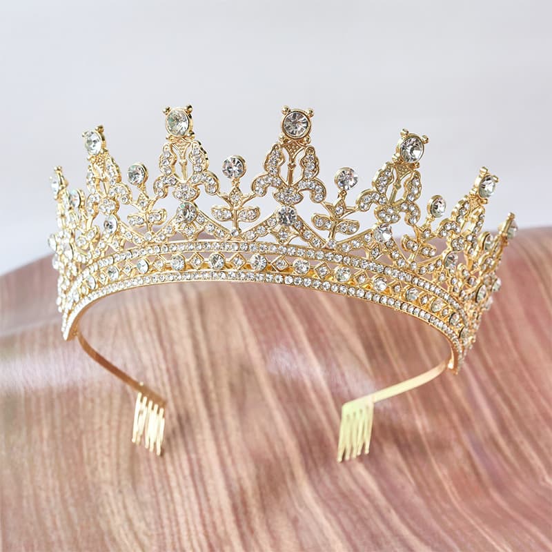Atmospheric Crown Bride's Head Girl Eighteen -year -old Princess Adult Rites Performance Crown Wedding Wedding Fair Decoration Crown