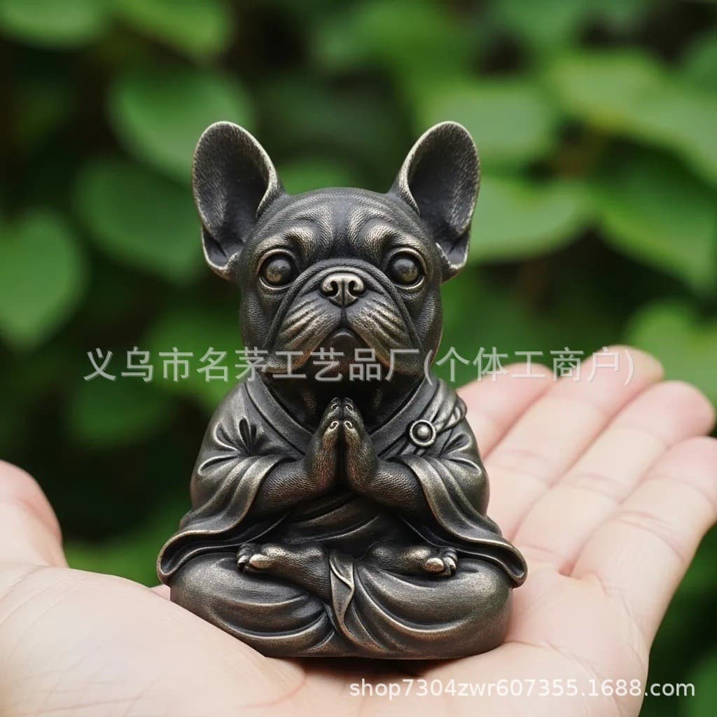 Cross-border hot product Meditation Cute Dog Decoration Meditation Cute Dog Decoration 2