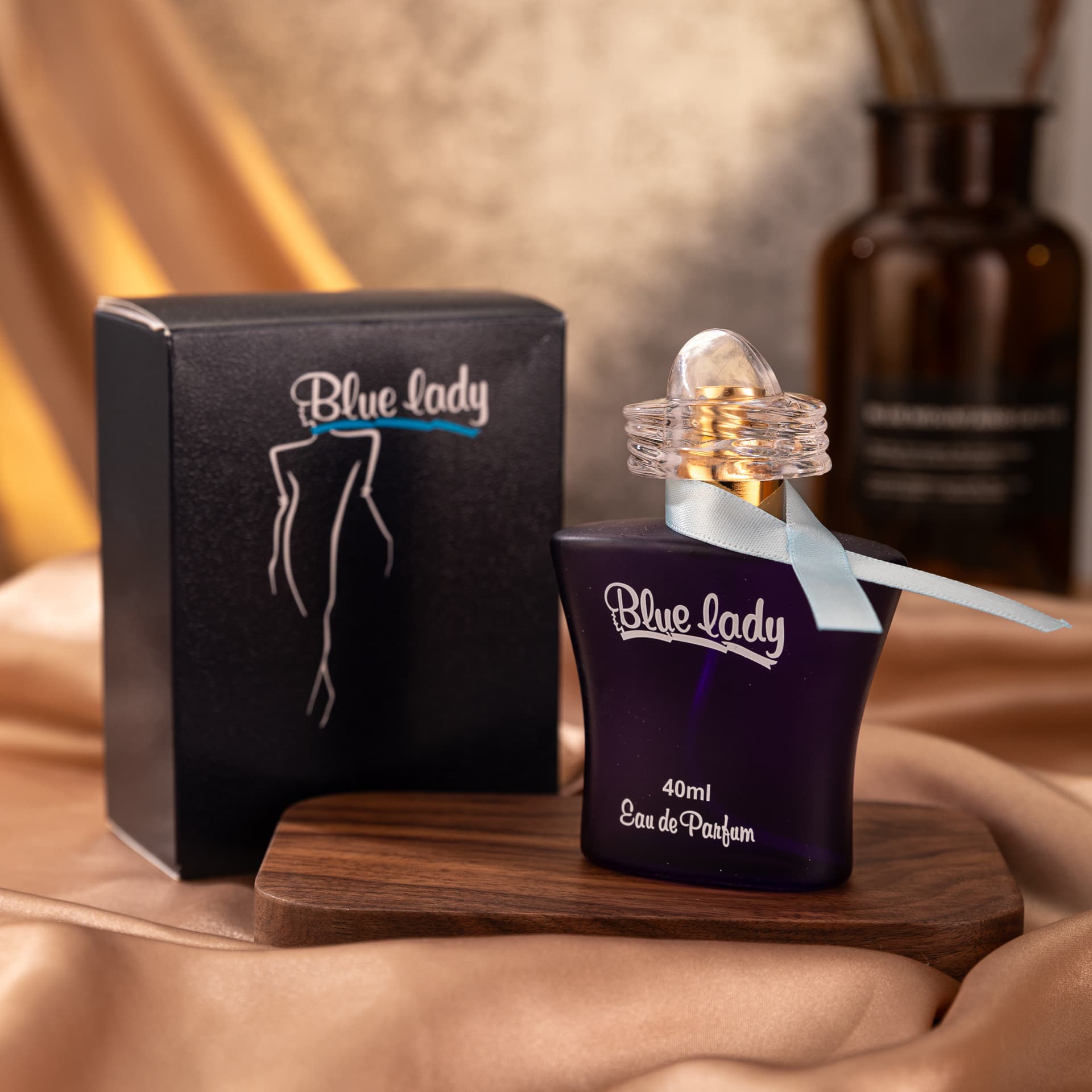 New product Blue Lady Women's Perfume Body Spray Dubai Arab Foreign Trade Cross-border Wholesale Middle East TEMU
