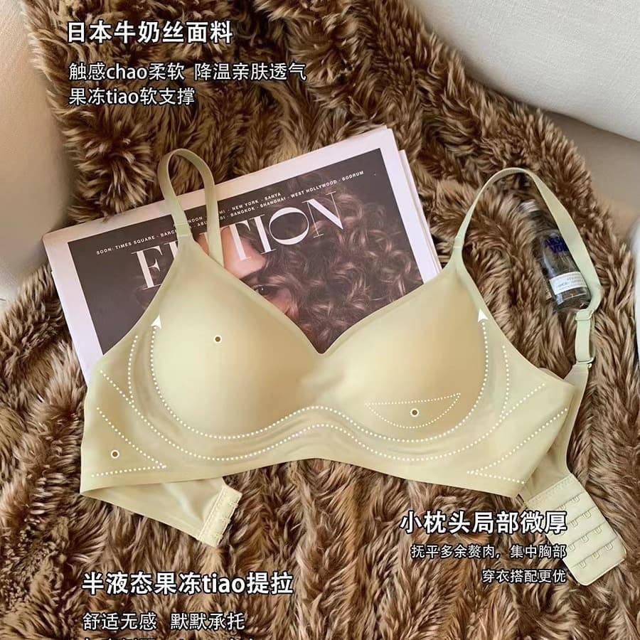 (Cross-border trading), underwear, supporting wireless bra, thin bra top, 3D 2