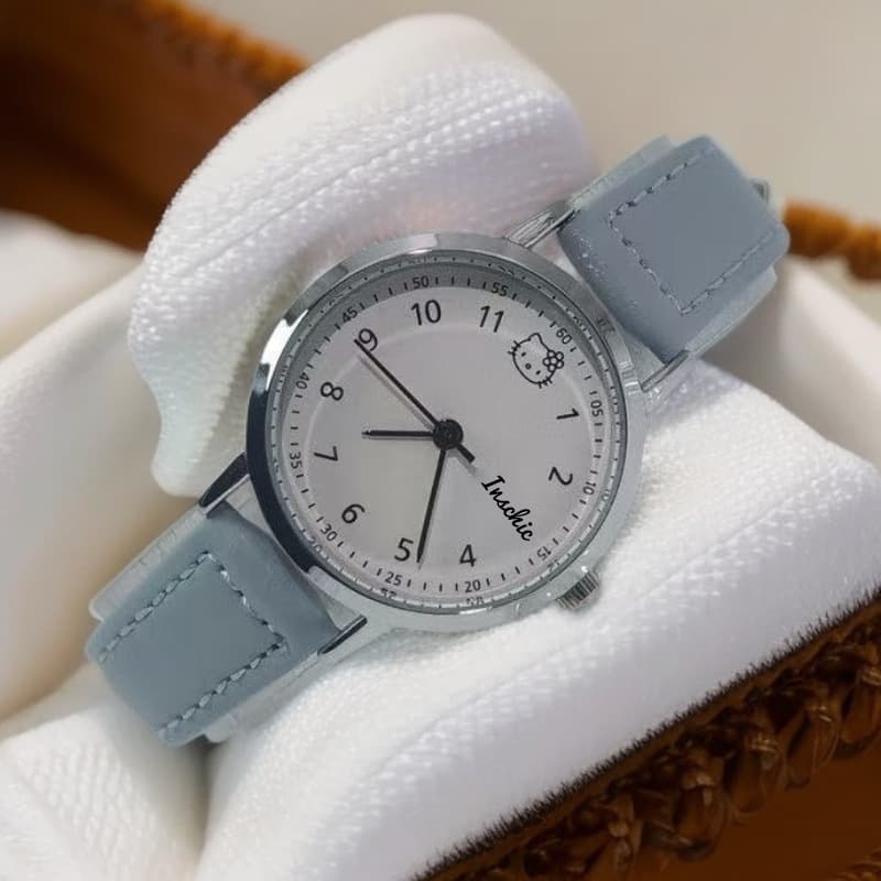 E-commerce new ladies watch KT cat belt watch wholesale live broadcast popular girls watch student exam watch 3