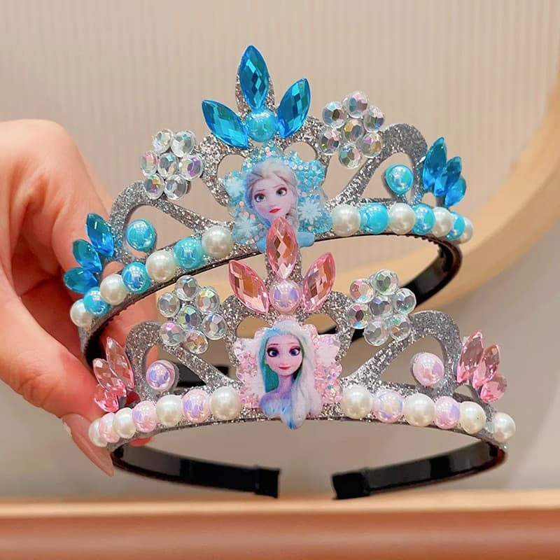Children's headband, tiara, hair accessory pearl, “Frozen”, princess style, dress up