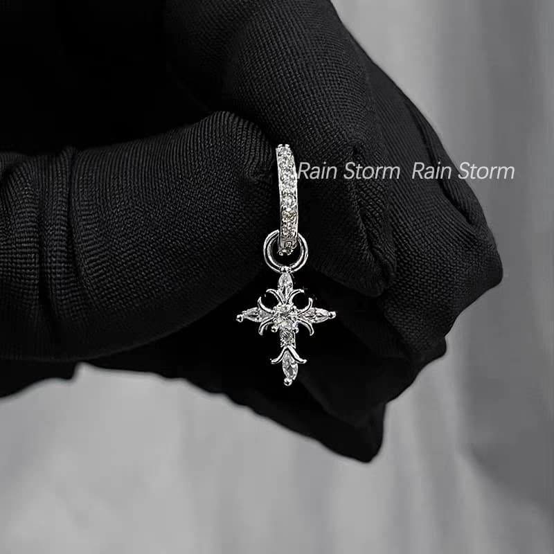 Nail sequins, pendant, retro earrings, light luxury style 3