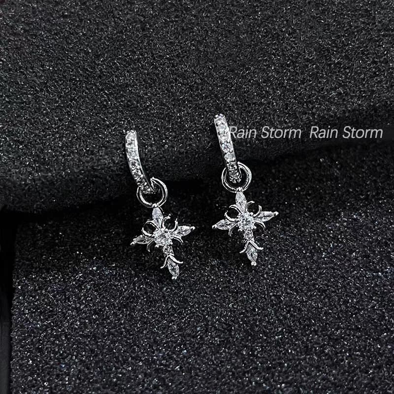 Nail sequins, pendant, retro earrings, light luxury style 4