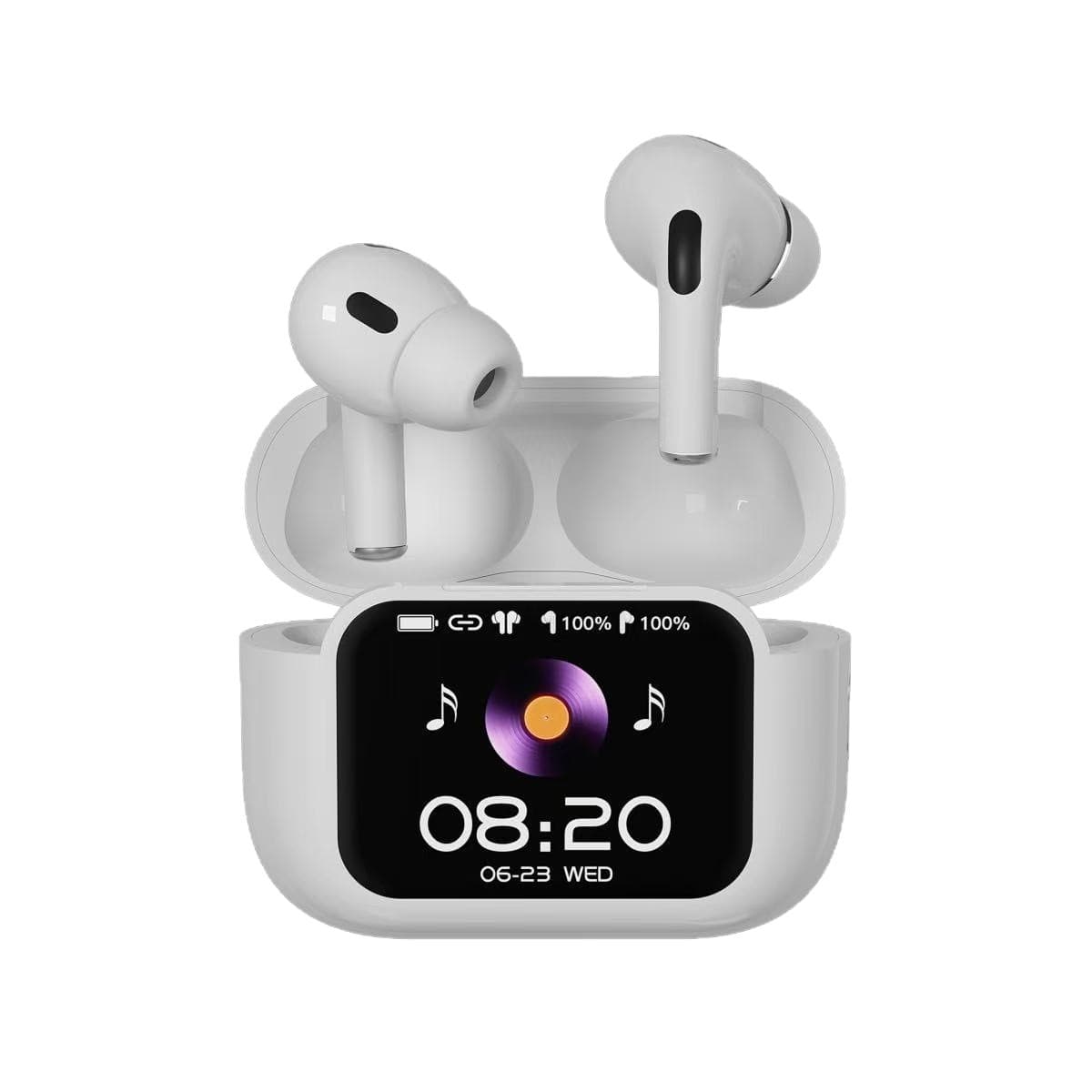 Cross-border foreign trade V8 display A9pro color screen wireless in-ear TWS noise-cancelling Bluetooth headset ANC long battery life 5