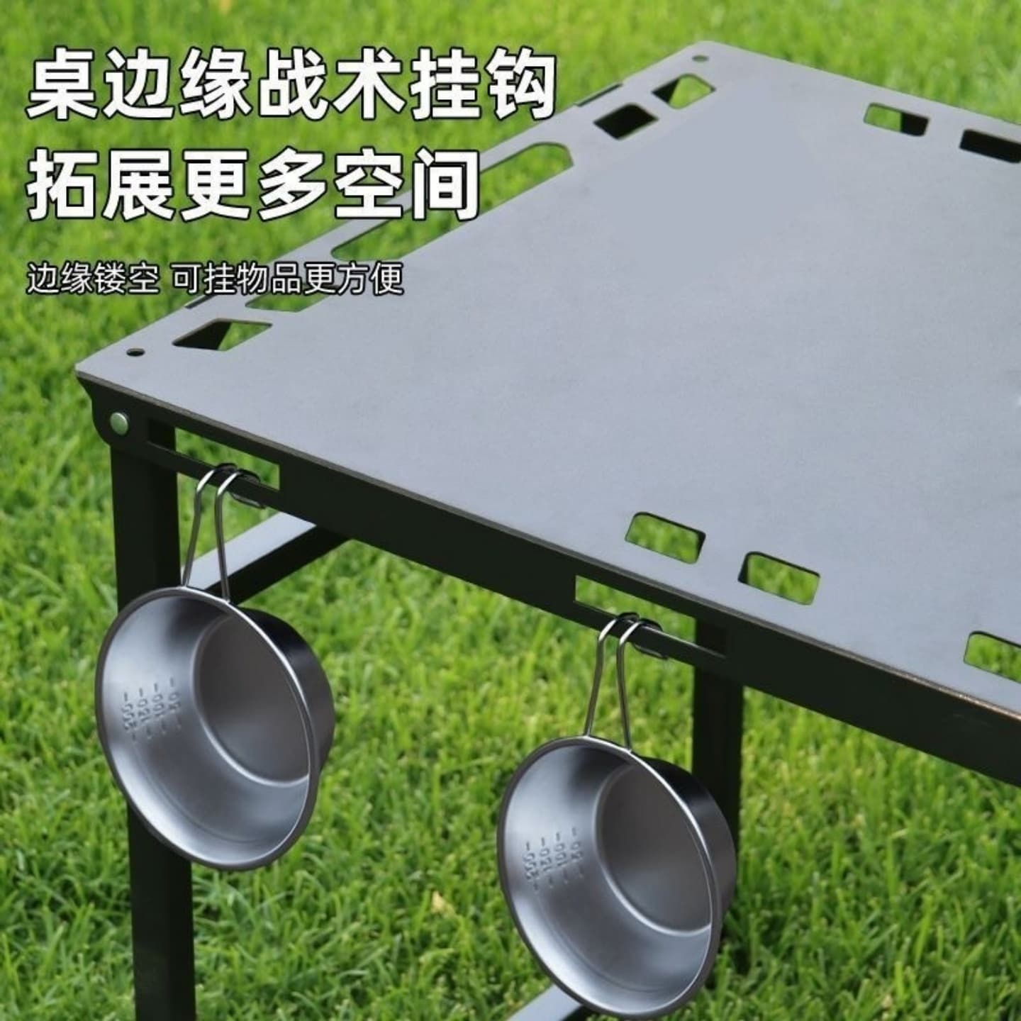 Outdoor camping tactical table outdoor folding table portable stall table hydraulic table camping table outdoor camping table and chairs 5