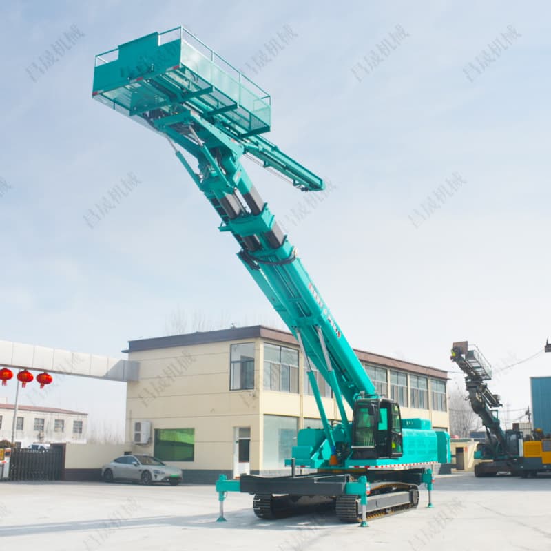 Slope protection anchoring drilling rig slope foundation pit anchor drilling rig multifunctional crawler type 360 rotating high arm slope protection drilling rig 3