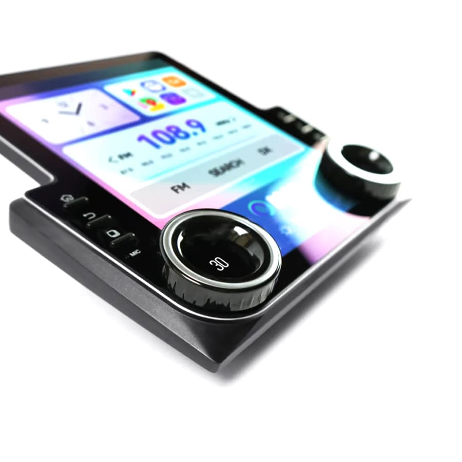 9.7-inch universal carplay car machine double-knob car central control screen GPS car navigation radio all-in-one machine 4