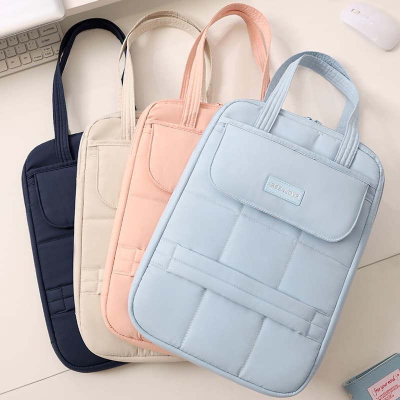 14 Inch Laptop Tablet Shoulder Bag with Storage Organizer 2