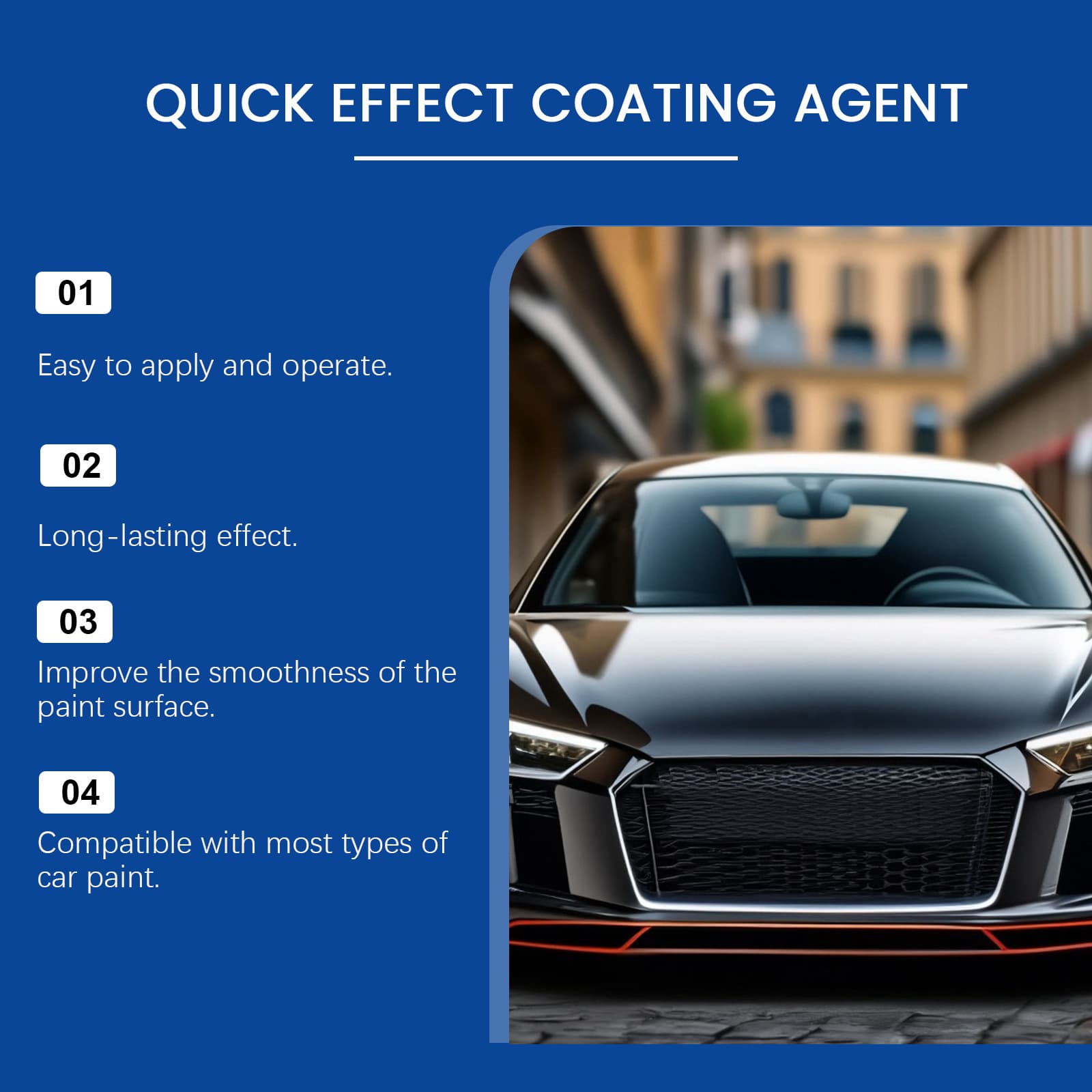 Coating agent Car paint coating protective agent care bright coating car coating convenient spray 4