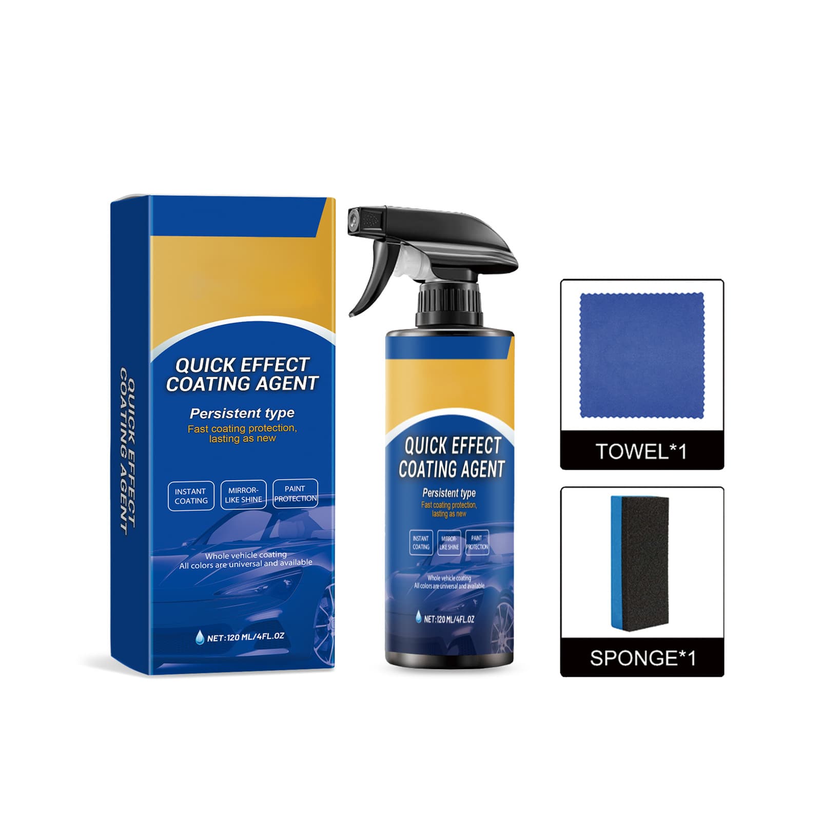 Coating agent Car paint coating protective agent care bright coating car coating convenient spray 5