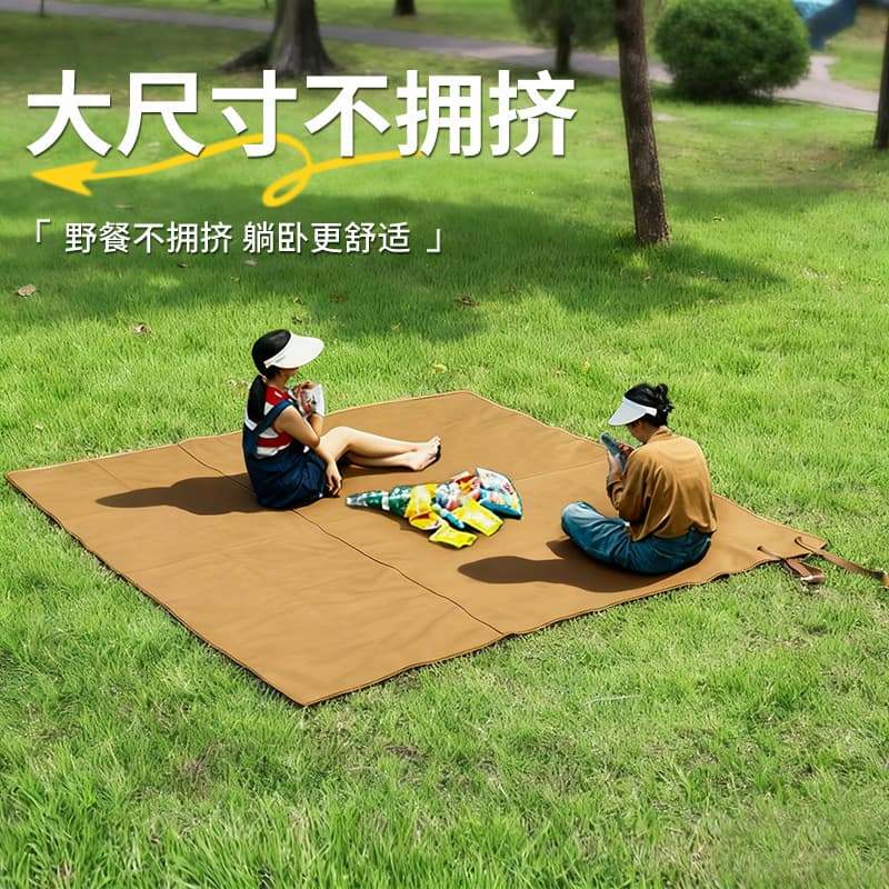 Travel tent for camping, waterproof wear-resistant handheld folding carpet for traveling, increased thickness, oxford cloth 2