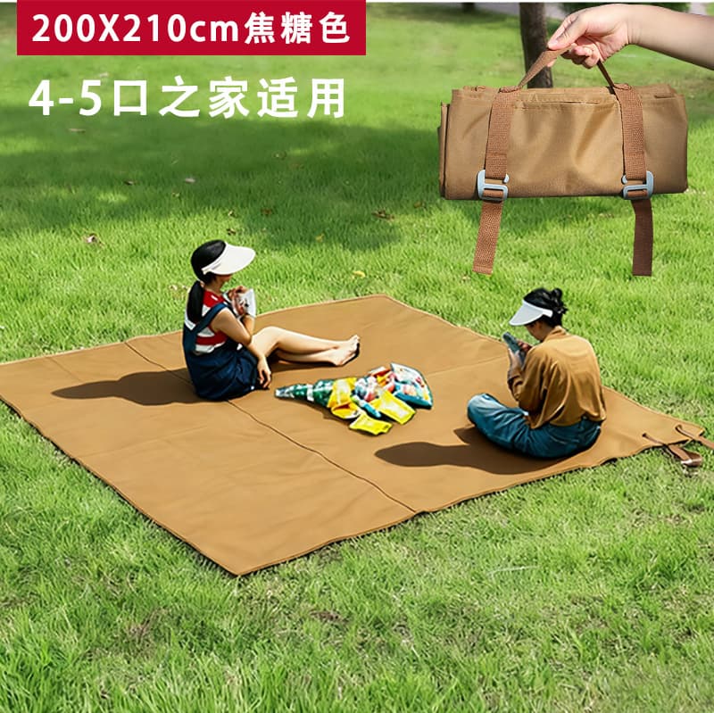Travel tent for camping, waterproof wear-resistant handheld folding carpet for traveling, increased thickness, oxford cloth 7