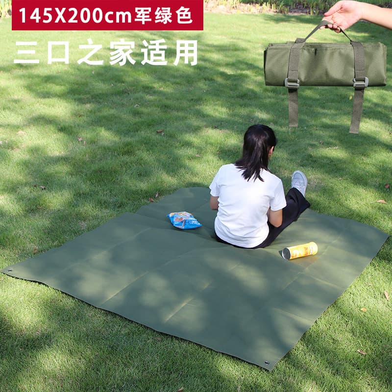 Travel tent for camping, waterproof wear-resistant handheld folding carpet for traveling, increased thickness, oxford cloth 8