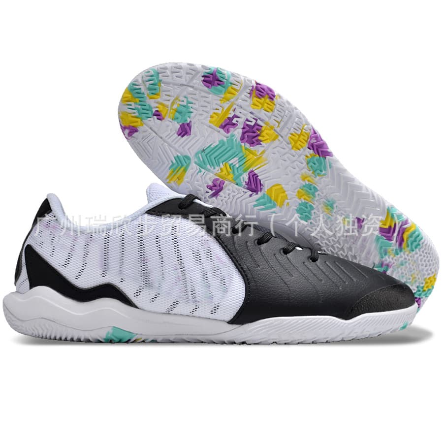 Special price men's MD sole indoor and outdoor turf spikes/flat sole football shoes brand men's football shoes 3