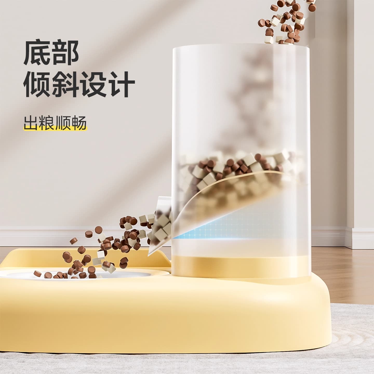 Cat bowl double bowl automatic drinking water feeding pet food bowl ceramic not easy to knock over dog bowl cat drinking water rice bowl water bowl 4