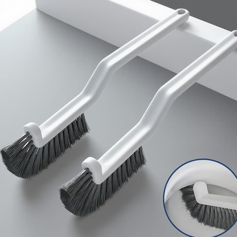 Multifunctional crevice brush large window edge slide rail floor crevice brush hard bristled ceramic tile toilet crevice cleaning wholesale 2