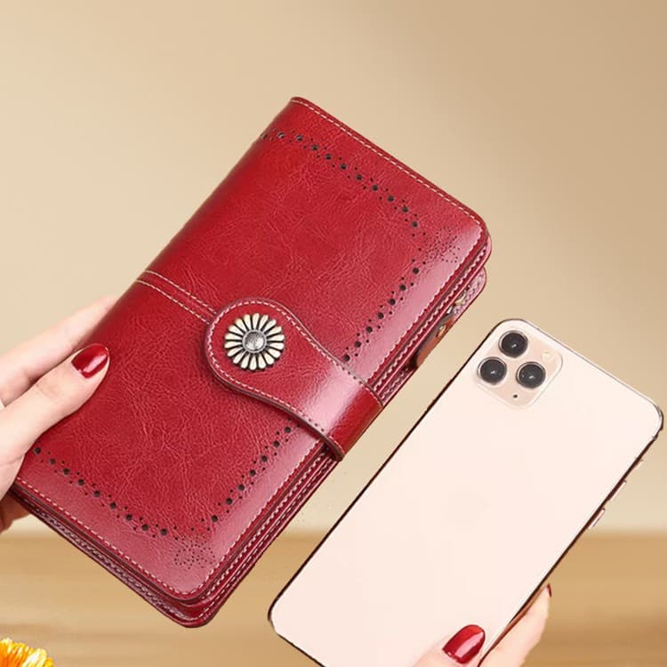 Anti-magnetic wallet, shoulder bag, long card holder