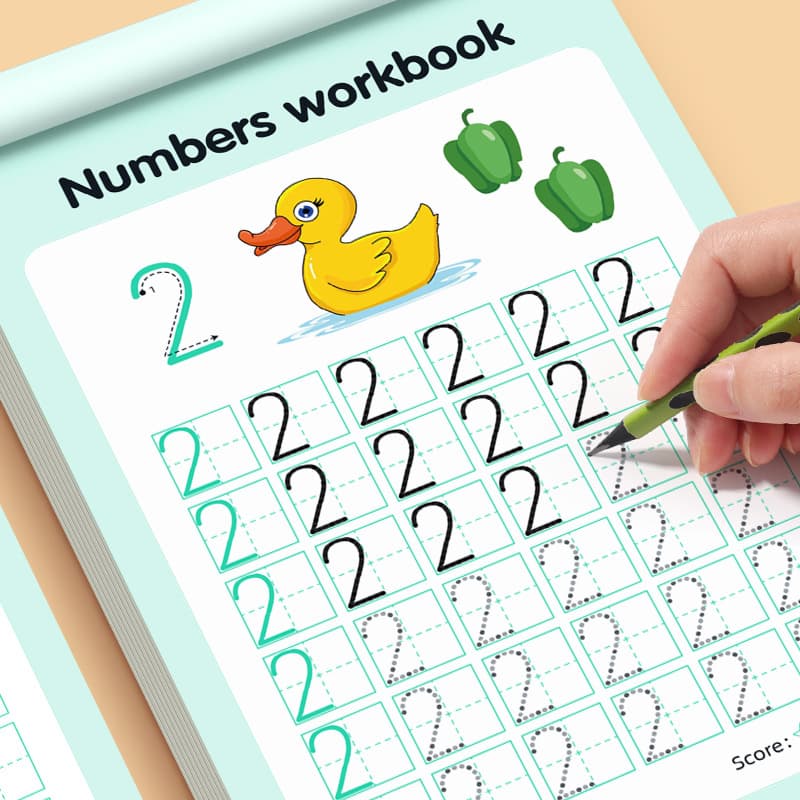 Children's digital calligraphy, copybook for kindergarten 2