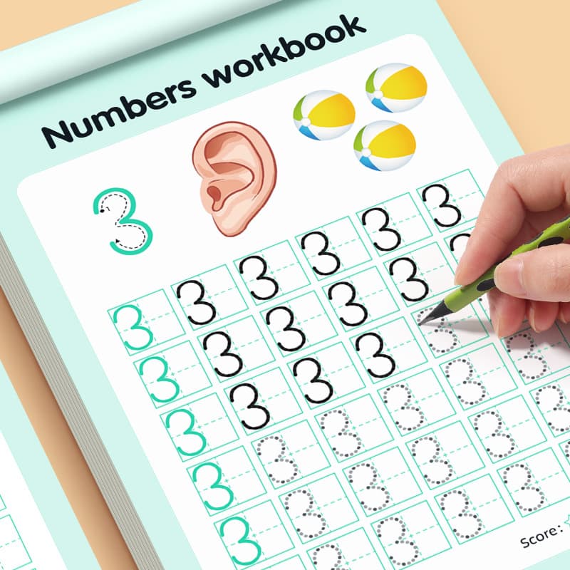 Children's digital calligraphy, copybook for kindergarten 3