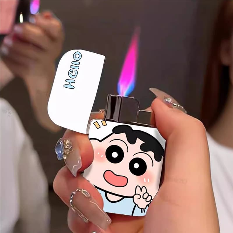 Short crayons, windproof electronic high quality lighter 3