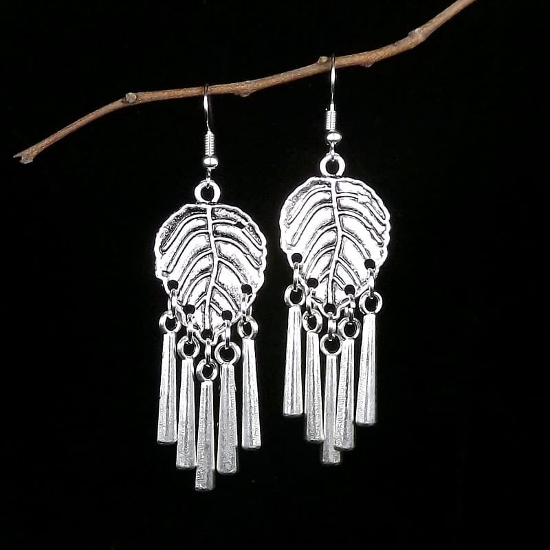 Ethnic accessory, retro earrings with tassels, ethnic style 5