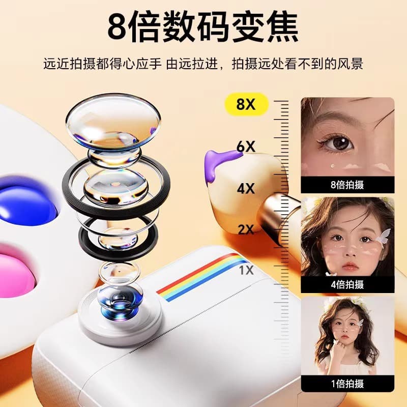 (Cross-border trading), polaroid, camera, digital cartoon photo, new collection 4