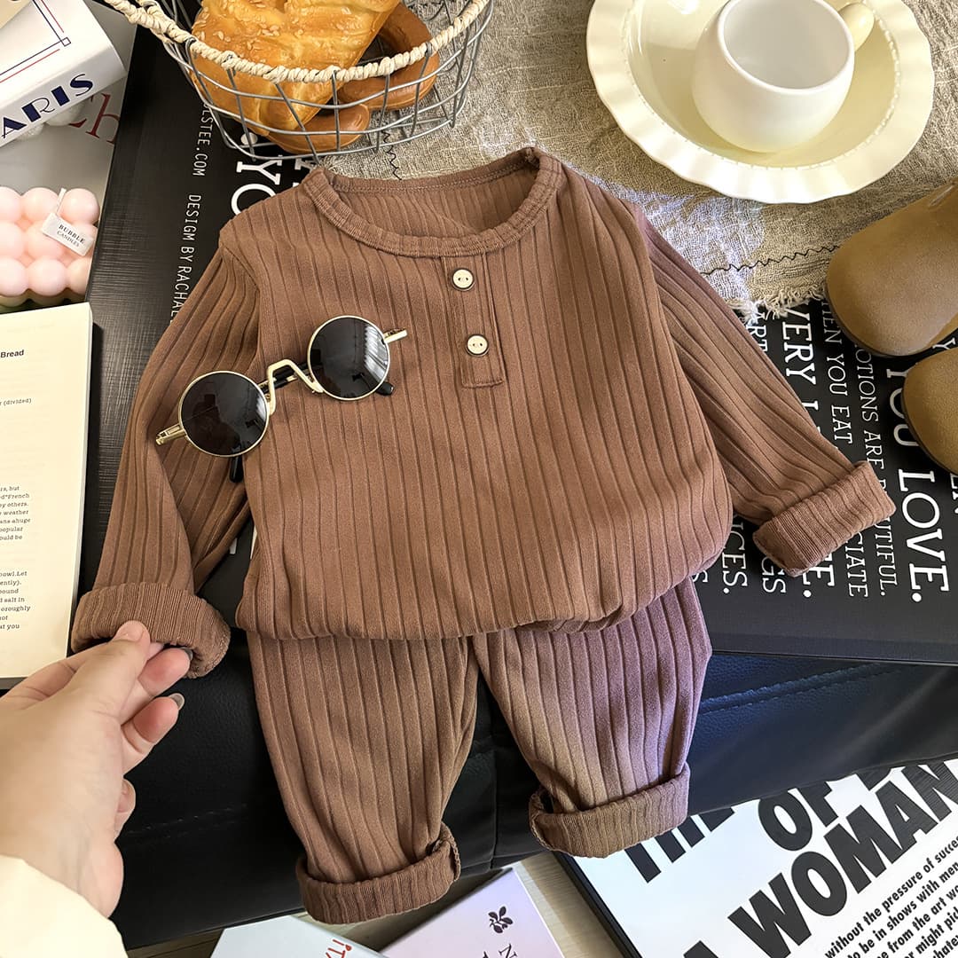 Children's autumn underwear, set, velvet keep warm pijama for boys, Korean style, children's clothing 2