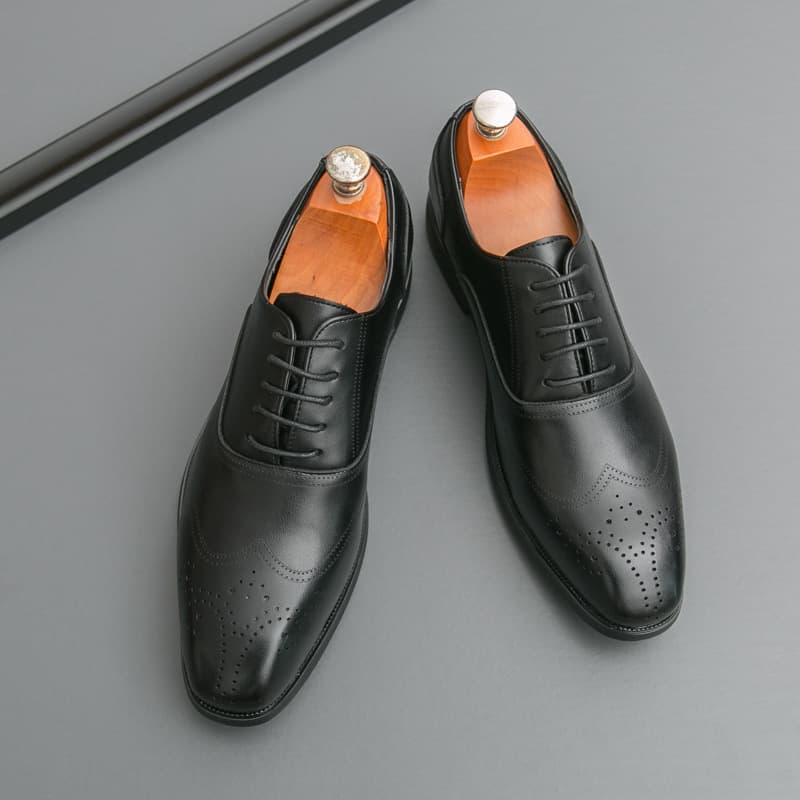 Shoes pointed-toe English style, casual classic suit jacket 3